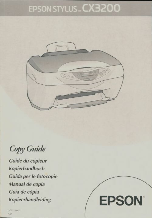 Livrenpoche : Epson stylus Cx3200. Guide du copieur - Collectif - Livre
