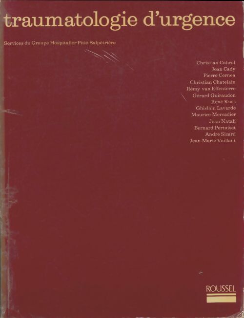 Livrenpoche : Traumatologie d'urgence - Collectif - Livre