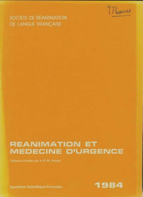 Livrenpoche : Réanimation et médecine d'urgence - Collectif - Livre