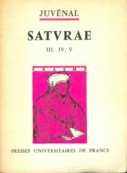 Livrenpoche : Saturae III, IV, V - Juvénal - Livre