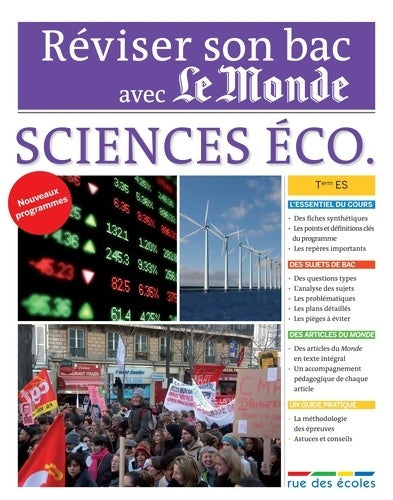 Réviser son bac avec le Monde - Sciences économiques - Collectif - Livre