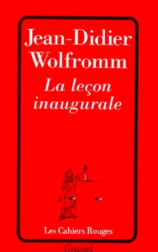 Livrenpoche : La leçon inaugurale - J. -d Wolfromm - Livre