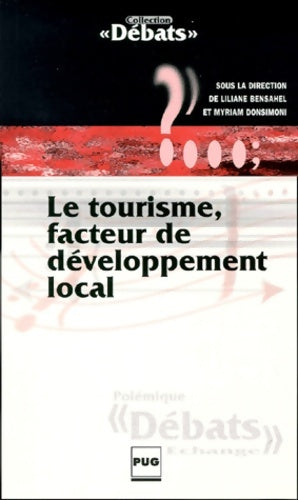 Livrenpoche : Tourisme facteur de développement local - Collectif - Livre