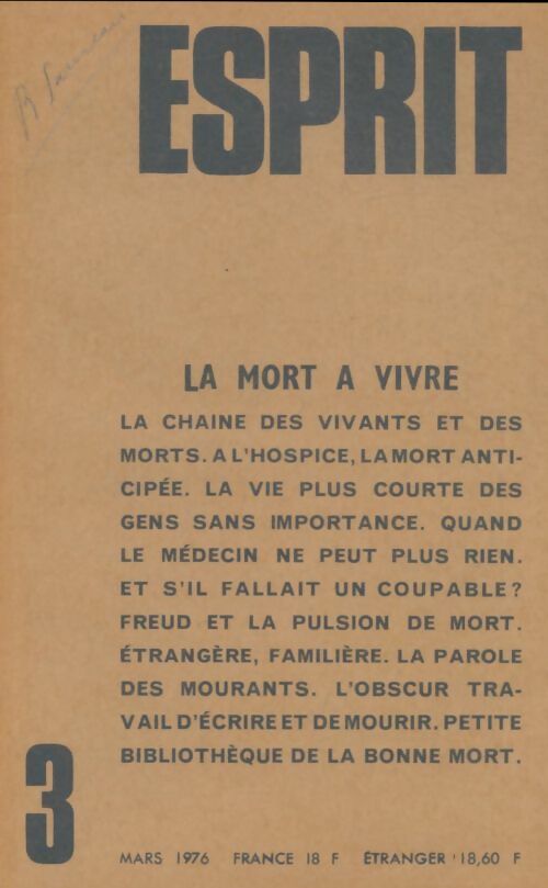 Livrenpoche : Esprit n°455 - Collectif - Livre