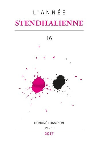 Livrenpoche : L'année STENDHALIENNE - N°16. Stendhal et la critique. - L'Année Stendhalienne - Livre