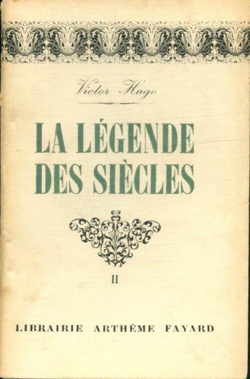 Livrenpoche : La légende des siècles tome II - Victor Hugo - Livre