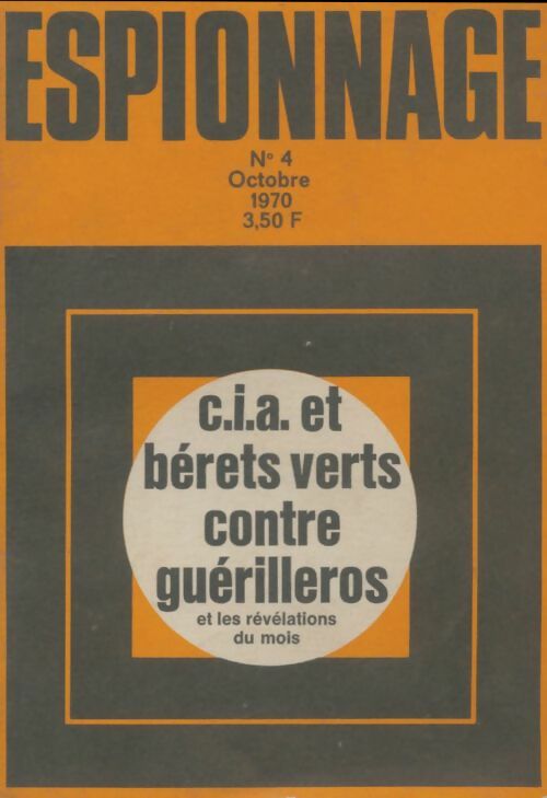 Livrenpoche : Espionnage n°4 - Collectif - Livre