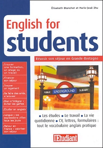 Livrenpoche : English For Students - Elisabeth Blanchet - Livre