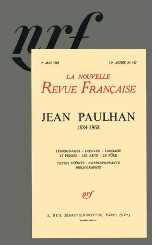 Livrenpoche : Jean Paulhan : - Collectif - Livre