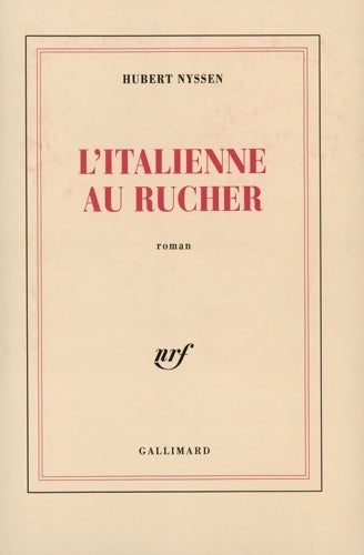 Livrenpoche : L'italienne au rucher - H. Nyssen - Livre