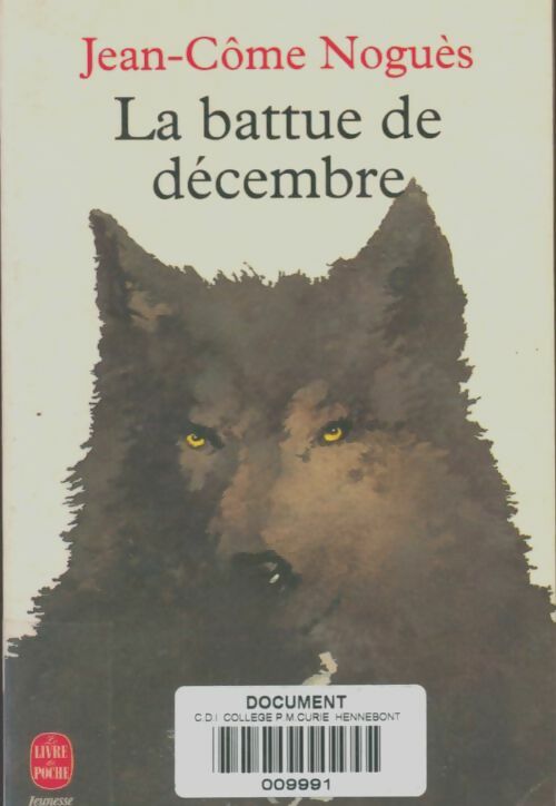 Livrenpoche : La battue de décembre - Jean-Côme Noguès - Livre
