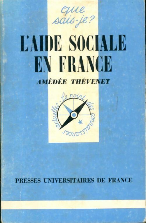 Livrenpoche : L'aide sociale en France - Amédée Thévenet - Livre
