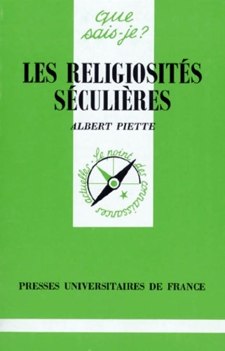 Livrenpoche : Les religiosités séculières - Albert Piette - Livre