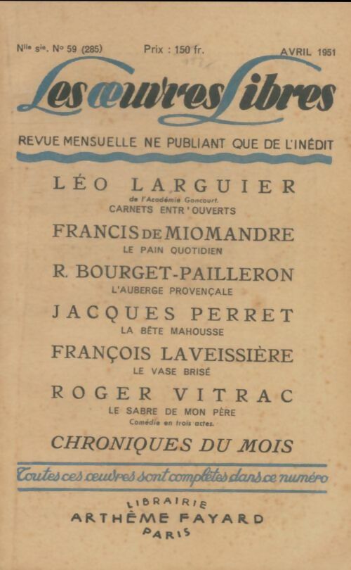 Livrenpoche : Les oeuvrs libres n°59 - Collectif - Livre