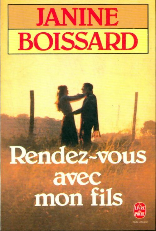 Livrenpoche : Rendez-vous avec mon fils - Janine Boissard - Livre