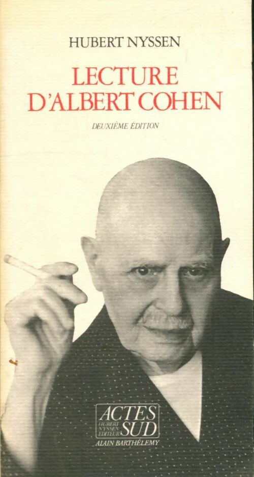 Livrenpoche : Lecture d'Albert Cohen - Hubert Nyssen - Livre