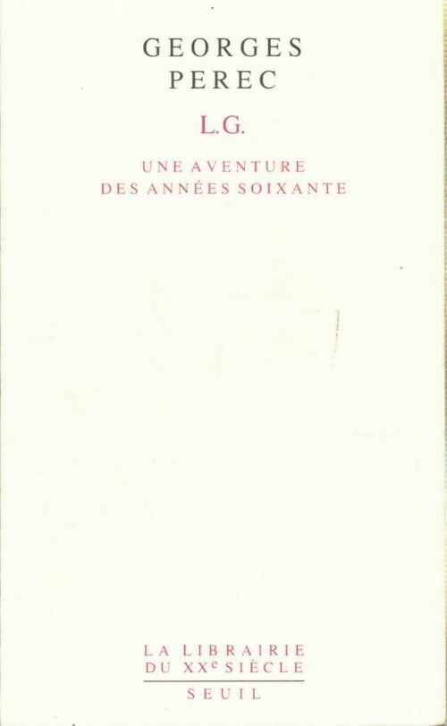Livrenpoche : L. G - Georges Perec - Livre