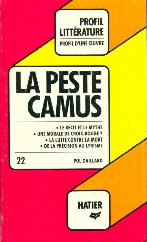 Livrenpoche : La peste (extraits) - Albert Camus - Livre