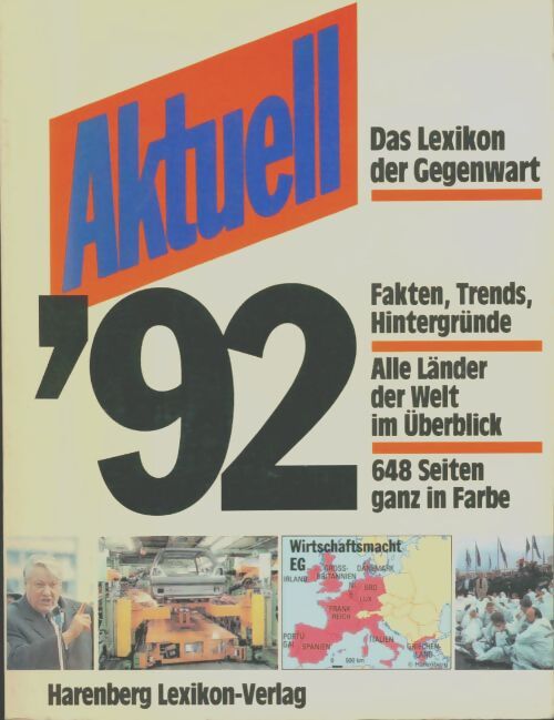 Aktuell `92. Das Lexikon der Gegenwart - Collectif - Livre