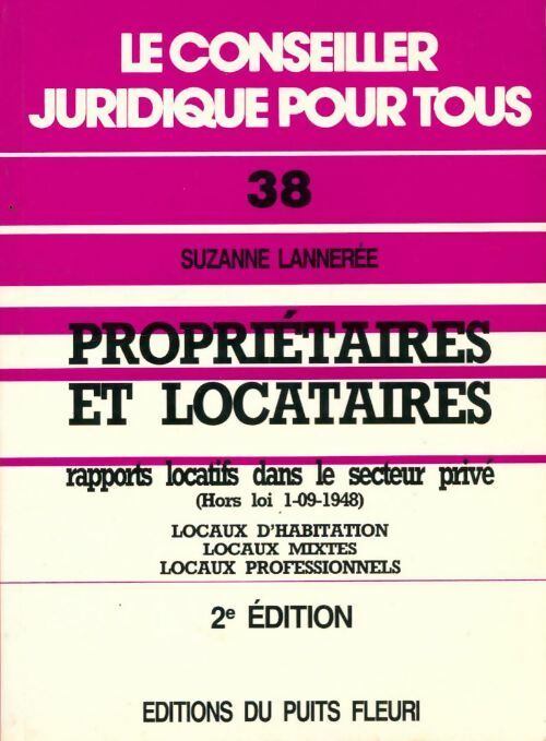 Livrenpoche : Propriétaires et locataires - Suzanne Lannerée - Livre