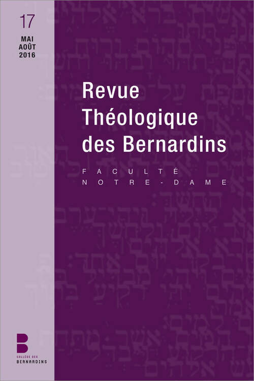 Livrenpoche : Revue théologique des Bernardins 17 - Collège Des Bernardins - Livre