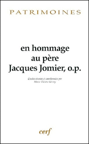 Livrenpoche : Hommage au Père Jomier - Collectif - Livre