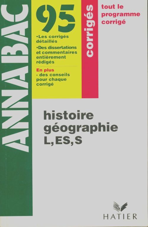 Histoire géographie l es s corrige h5666 - Collectif - Livre
