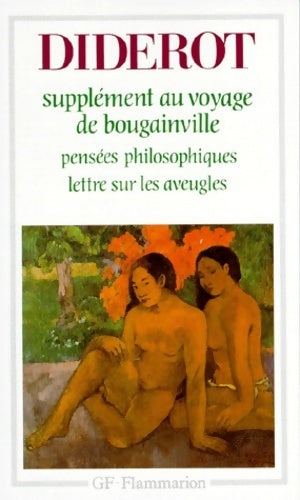 Livrenpoche : Supplément au voyage de Bougainville - Denis Diderot - Livre