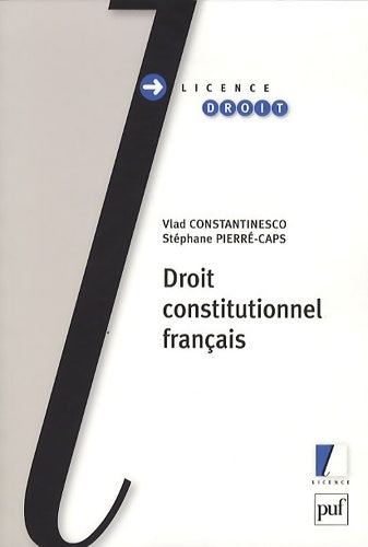Livrenpoche : Droit constitutionnel français - Vlad Constantinesco - Livre