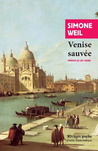 Livrenpoche : Venise sauvée - Simone Weil - Livre