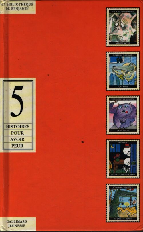 5 histoires pour avoir peur - Collectif - Livre