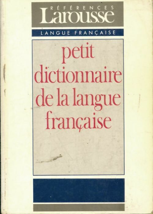 Livrenpoche : Petit dict. Lang. Fse ref - Collectif - Livre
