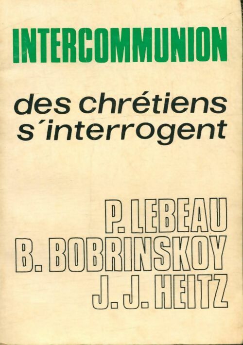 Livrenpoche : Des chrétiens s'interrogent - Collectif - Livre
