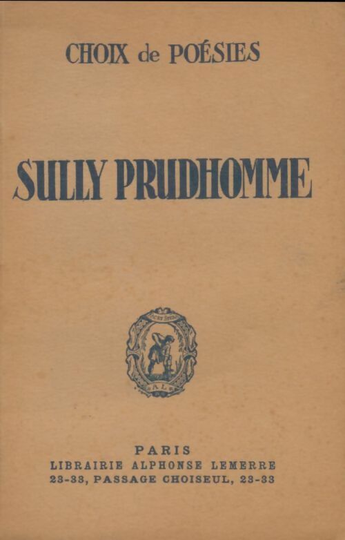 Livrenpoche : Choix de poésies - Sully Prudhomme - Livre