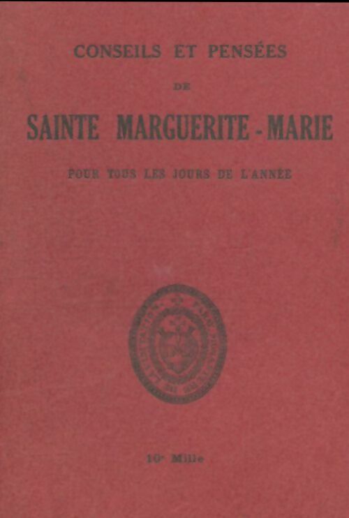 Livrenpoche : Conseils et pensées de sainte Marguerite-Marie - Collectif - Livre