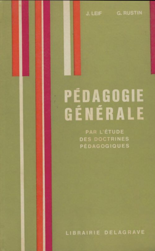 Livrenpoche : Pédagogie générale - J. Leif - Livre
