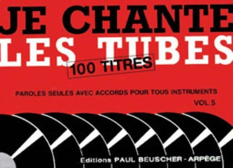 Livrenpoche : Je chante les tubes Volume 5 - Collectif - Livre