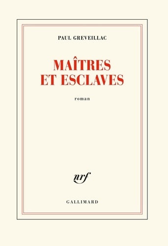 Livrenpoche : Maîtres et esclaves - Paul Greveillac - Livre