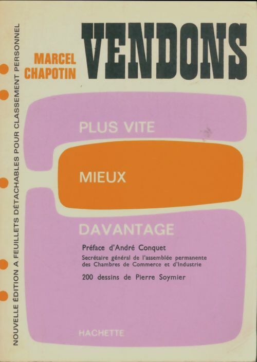 Livrenpoche : Vendons plus vite, mieux, davantage - Marcel Chapotin - Livre