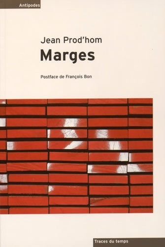 Livrenpoche : Marges - Jean Prod'hom - Livre
