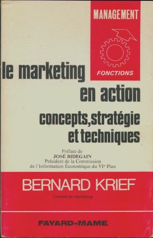 Livrenpoche : Le marketing en action - Bernard Krief - Livre
