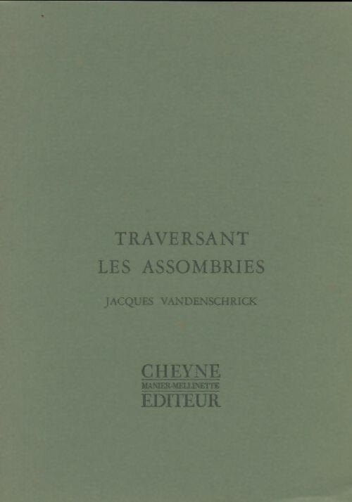 Livrenpoche : Traversant les assombries - Jacques Vandenschrick - Livre