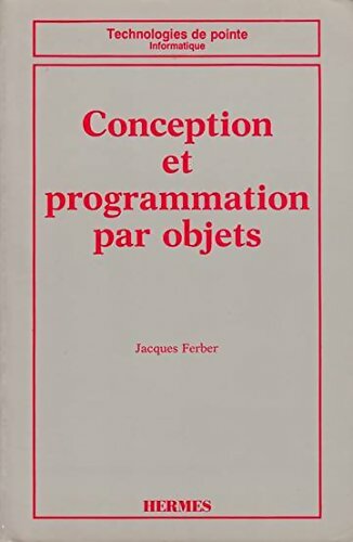 Livrenpoche : Conception et programmation par objets - Jacques Ferber - Livre