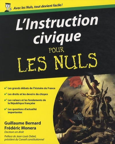 Livrenpoche : L'Instruction civique Pour les nuls - Guillaume Bernard - Livre