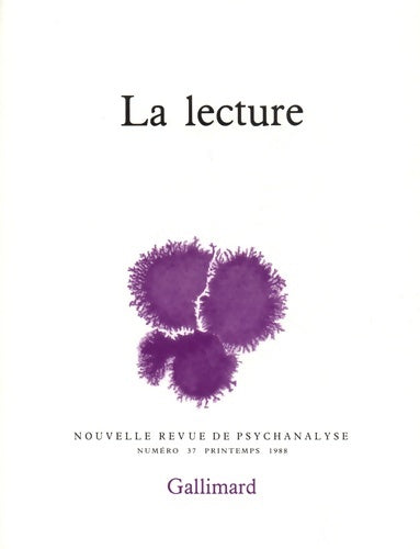 Livrenpoche : Nouvelle Revue de psychanalyse no 37 : La Lecture - Collectif - Livre