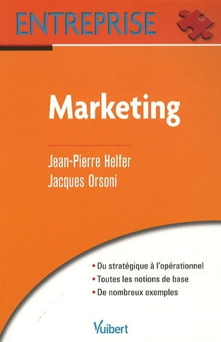 Livrenpoche : Marketing - Jean-Pierre Helfer - Livre
