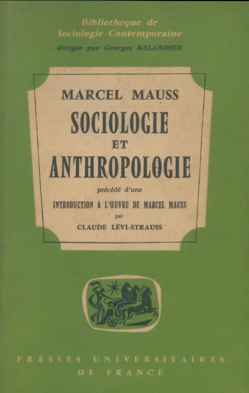 Livrenpoche : Sociologie et anthropologie - Marcel Mauss - Livre