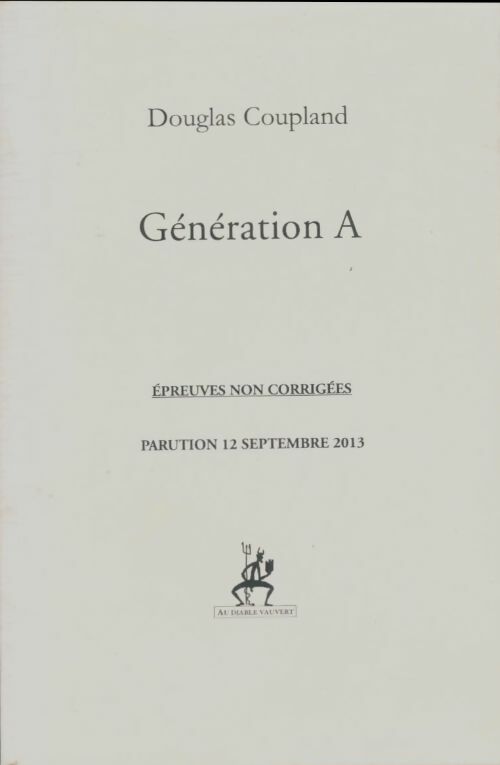 Livrenpoche : Génération A - Douglas Coupland - Livre