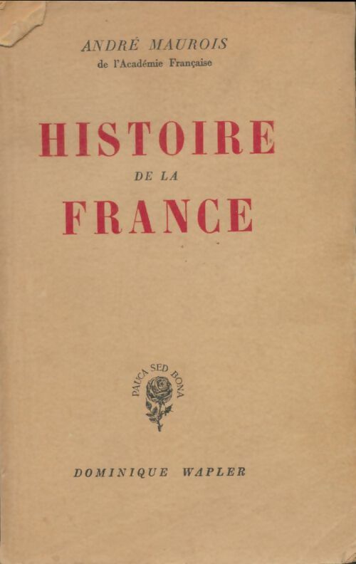 Livrenpoche : Histoire de la France - André Maurois - Livre