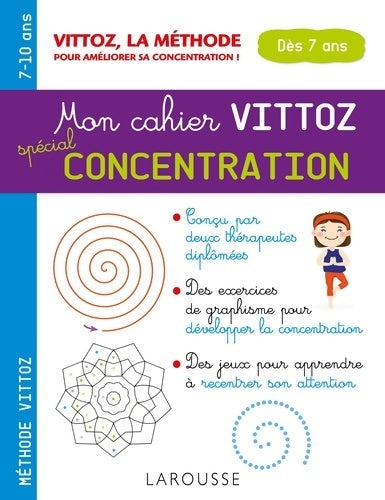 Livrenpoche : Mon cahier Vittoz spécial concentration - Margot Dugenet - Livre